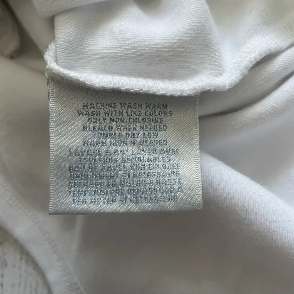 Ralph Lauren Classic White Long Sleeve Rounded Collar Onesie Size 6 months